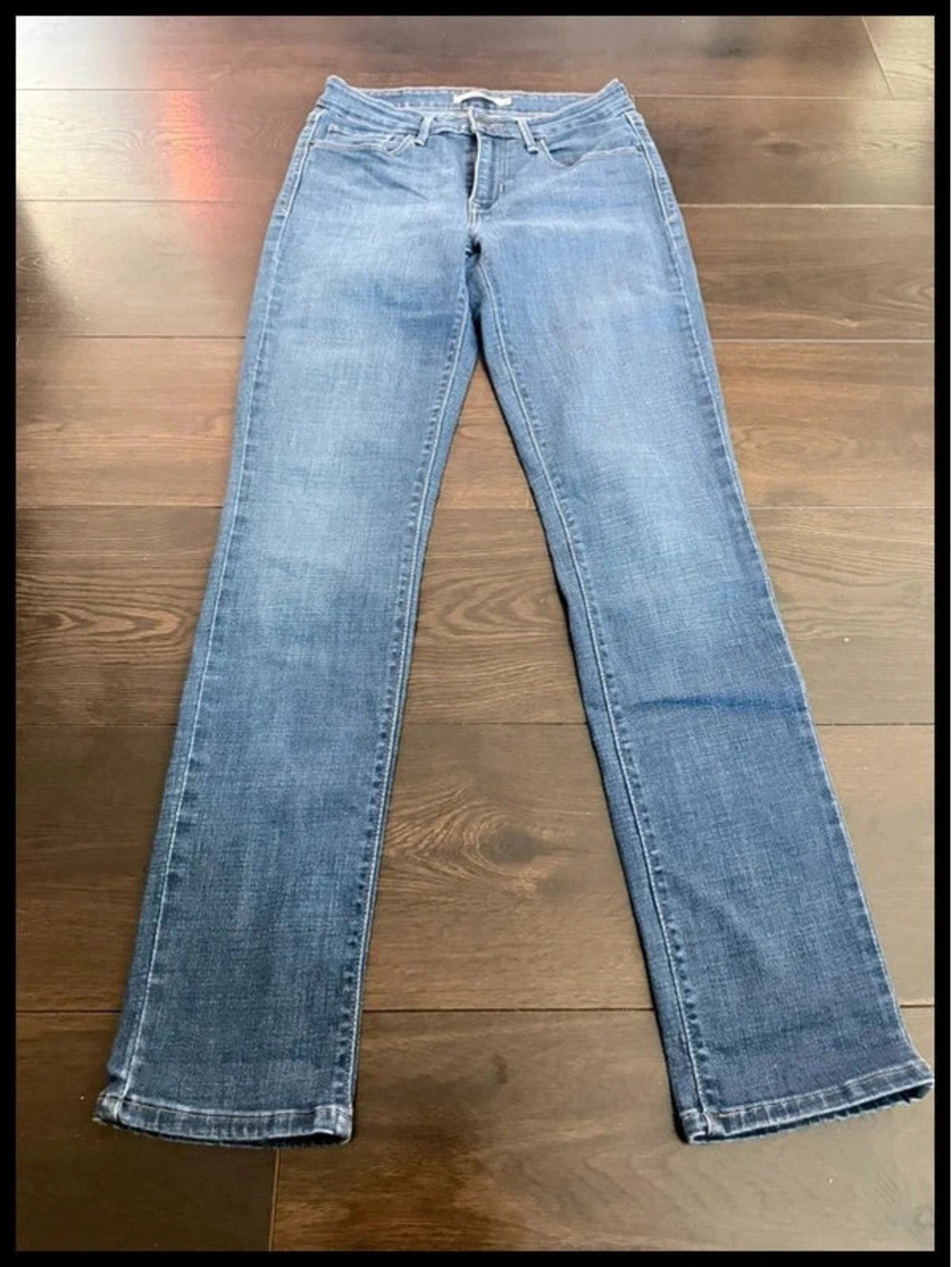 Levi’s Mid Rise Skinny Jeans Women’s Size 6 Dark Wash Stretch Denim 043